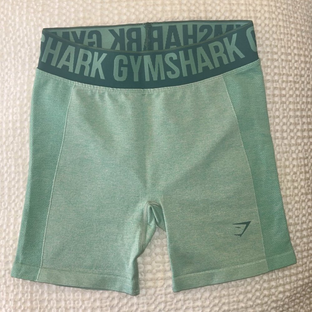 Mint Green Women's Flex Gymshark Shorts - Size Small